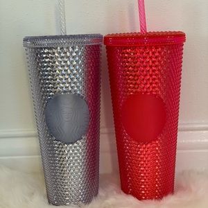 2019 Starbucks Holiday Studded Tumblers Set of 2